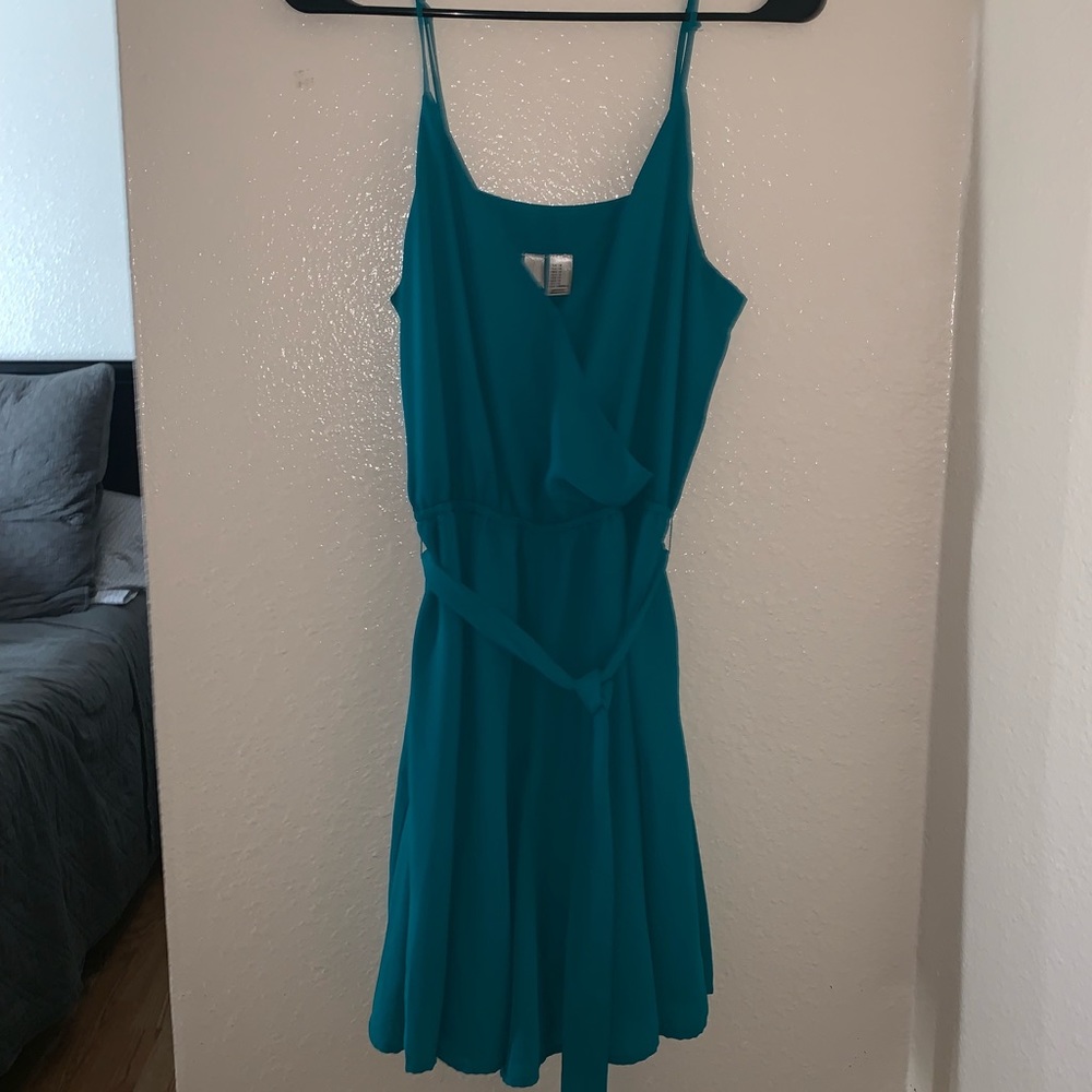 Blue/Green Mini Dress